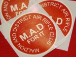M.A.D logo stickers
