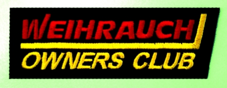 Weihrauch Owners Club Sew On Embroidered Badge